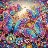 WSLWXSHM 5D Special Shape Diamond Art Kits for Beginners, Diamond Painting Kits for Adults, Crystal Rhinestones Diamond Painting for Home Wall Decoration Gift 12×12inch/30×30cm, Butterfly WSLWXSHM