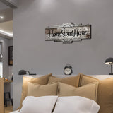 Jetec Home Sweet Home Sign, Rustic Wood , Large Farmhouse Home Plaque Wall Hanging Wooden Sign for Bedroom, Living Room, Wall, Wedding Decor (Gray) Jetec