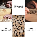 BOBO BIRD Mens Wooden Watches Business Casual Wristwatches Stylish Ebony Wood & Stainless Steel Combined Chronograph BOBO BIRD