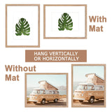 KTKDE 5x7 Picture frame Set of 2,4x6 with mat 5x7 without Mat,Modern Style Wood Composite Frame, Real Glass, Studio Gallery 5x7 frame Wall Mount and Tabletop Display Family Friends Wedding Ideal Gift KTKDE