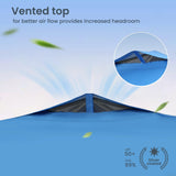 PHI VILLA Outdoor Pop up Canopy 10'x10' Tent Camping Sun Shelter-Series Party Tent, 100 Sq. Ft of Shade (Blue) PHI VILLA