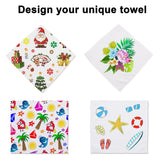GEKIXUTP 20 Pcs Sublimation Towels Blank，12 x 12 Inch DIY Microfiber Sublimation Kitchen Towels Dish Towels，Sublimation Tea Towels Blanks Kitchen Cleaning Supplies，Sublimation Hand Towels GEKIXUTP