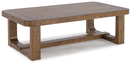 Signature Design by Ashley Cabalynn Traditional Farmhouse Coffee Table, Brown Signature Design by Ashley
