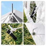 Quictent 20x40 Fire Retardant Pole Party Tents Heavy Duty PVC Vinly Pole Tent Wedding Party Canopy with Carry Bags Quictent