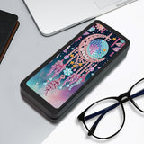 AiYuanzsh 5D DIY Diamond Painting Glasses Case for Adults, Dreamcatcher Moon Diamond Art Eyeglass Holder, Handmade Diamond Art Sunglass Storage Box, Travel Craft Gift AiYuanzsh