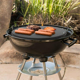 Onlyfire Round Pizza Grilling Stone for Oven, BBQ and Grill - 15” Non-Stick Black Ceramic Baking Stone for Pies, Pastry Bread, Calzone - Home Kitchen Accessories onlyfire