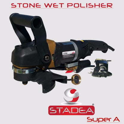 Stadea SWP102K Stone Polisher Granite Polishing Kit - Wet Variable Speed Grinder Granite Wet Polishing - WoodArtSupply