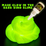 Original Stationery Dinosaur Slime Kit - Glow-in-The-Dark DIY Set for Creating Lava, Blood & Poop Effects, Unique Dino Scene, Birthday Gift Slime Kit for Boys Ages 8-12 Original Stationery