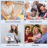 WSLWXSHM Diamond Painting Kits for Adults Elephant and Balloon, Round Full Drill Diamond Art Kits, 5D DIY Paint with Diamonds Crafts for Home Wall Decoration Gifts 12×12Inch, Animal WSLWXSHM