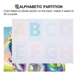 Jigsaw Puzzles Unicorn and Rainbow 1000 Piece Puzzle Christmas Family Games ODAWA