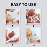 20 Pack Clear Button Pins 1.5 inch DIY Button Pins Kit Make Your Own Acrylic Buttons with Sublimation Button Maker Set for for Christmas Craft Supplies DIY Badges School Projects NIIIYTYB