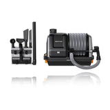 Giraffe Tools Grandstorm Retractable Vacuum Cleaner Wall-Mounted, Shop Wet Dry Vacuum Cleaner with 6 Nozzles for Car Detailing Remote Control Garage Vacuum, Grey Giraffe Tools