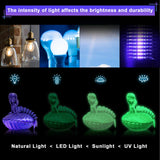 YOUSU 3D Printer Filament Galaxy PETG Filament 1.75mm +/- 0.02mm,Glow in The Dark Laser Chameleon Series 3D Printing Filament Bundle,Multi Color Filament 250g X 4 Color Pack Yousu