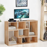 Recaceik Cube Bookshelf 2 Shelf Bookcase L-Shaped TV Console Stand Modern Entertainment Center with Open Storage Shelves for CDs/Movies/Books for Living Room, Bedroom, Home Office Recaceik