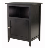 Winsome Wood Henry Accent Table, Black, 19 inches Winsome