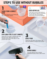 Smallbudi Deep Pour Epoxy Resin, 1.5 Gallon Epoxy Resin Kit for 2-4" Pour Depths, Crystal Clear High Gloss Bubble-Free Casting Resin for Art Craft River Table Wood Filler Bar Top Coating - 2:1 Ratio Smallbudi