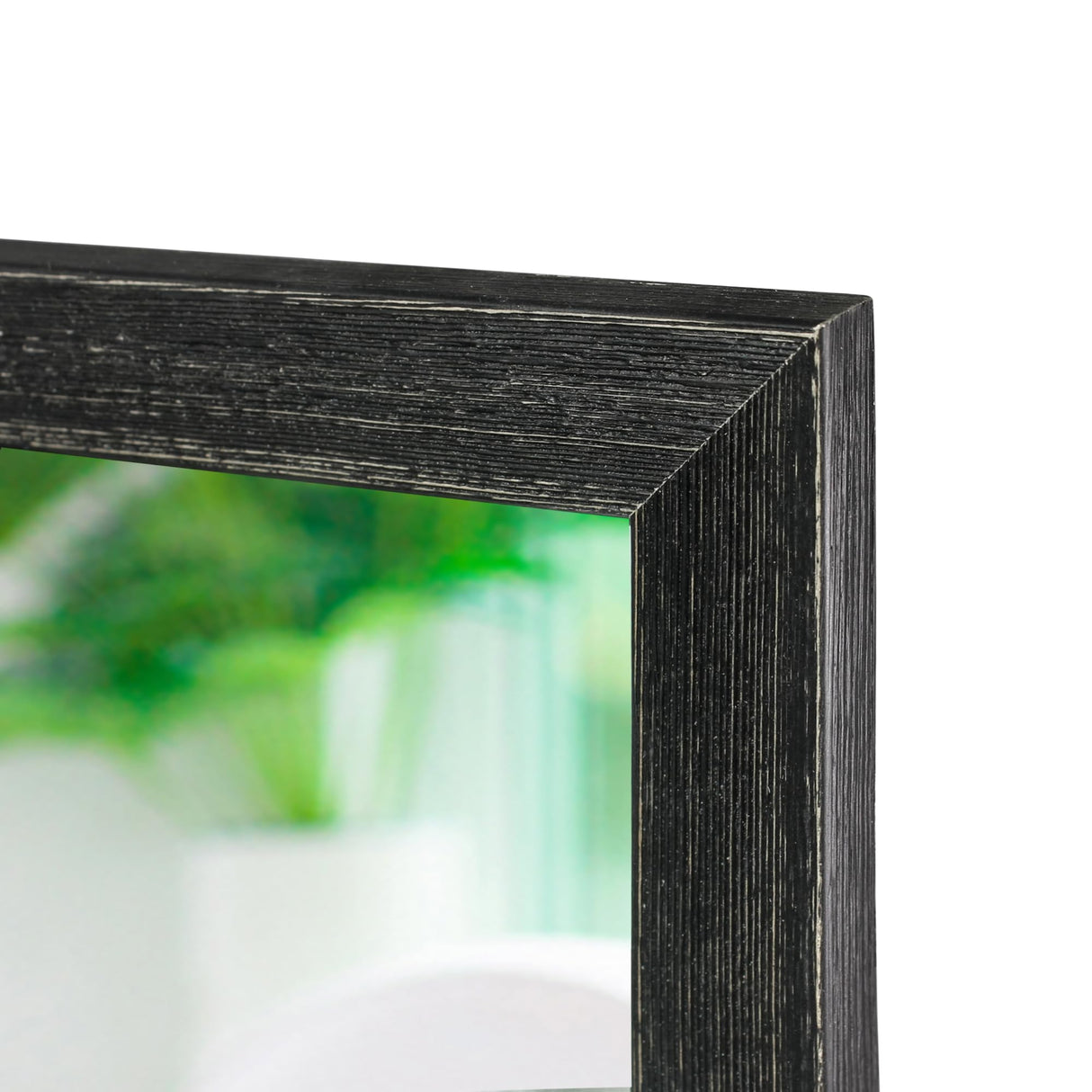 DDaoty Rustic Solid Wood 12x16 Picture Frame, Distressed Wood 12x16 Poster Frame Black DDaoty