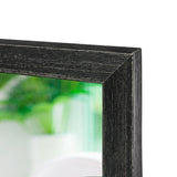 DDaoty Rustic Solid Wood 12x16 Picture Frame, Distressed Wood 12x16 Poster Frame Black DDaoty