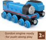 Thomas & Friends Wooden Railway Toy Train Gordon Push-Along Wood Engine & Coal Car for Toddlers & Preschool Kids Ages 2+ Years Thomas & Friends