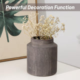 Rustic Vases for Home Decor. Ceramic Vase for Dining Table Decor. Terracotta Decorative Vase 6.1IN. ZSHLXM ZSHLXM