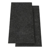 JERIA 2 Pcs 36 X 60 Inch Oil Spill Mat for Under Car Driveway Mats Oil Leaks Absorbent Oil Pad,Rubber Mat Garage Floor,Reusable,Waterproof Backing,Stain Resistant JERIA
