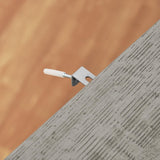 TEENFON Bathroom Floor Storage Cabinet, Freestanding Bathroom Storage Unit with 2 Adjustable Shelves & 4 Doors, 11.8 x 23.6 x 42.7 Inches, Grey TEENFON