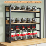 2 Tier Multifunctional Industrial Desktop Bookshelf for Home and Office Storage FPIGSHS