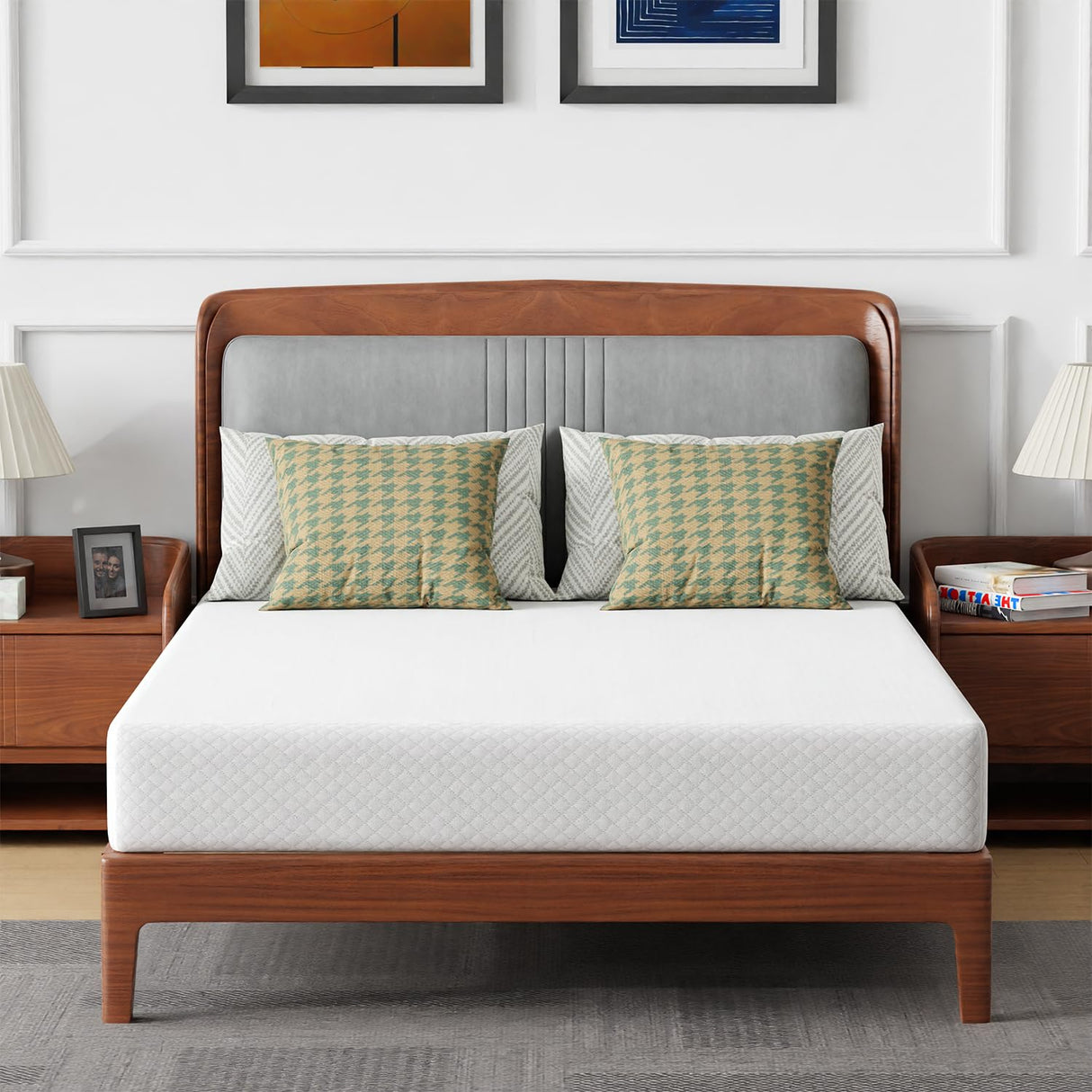 PayLessHere 8 Inch Full Gel Memory Foam Mattress Fiberglass Free/CertiPUR-US Certified/Bed-in-a-Box/Cool Sleep & Comfy Support/Mattress in a Box PayLessHere