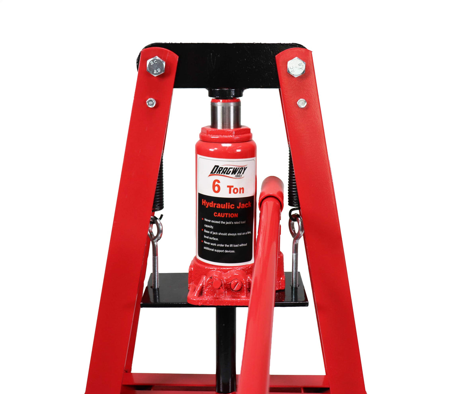 Dragway Tools 6-Ton Benchtop Hydraulic A-Frame Shop Press with Press Plates - WoodArtSupply