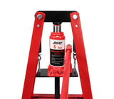 Dragway Tools 6-Ton Benchtop Hydraulic A-Frame Shop Press with Press Plates Dragway Tools