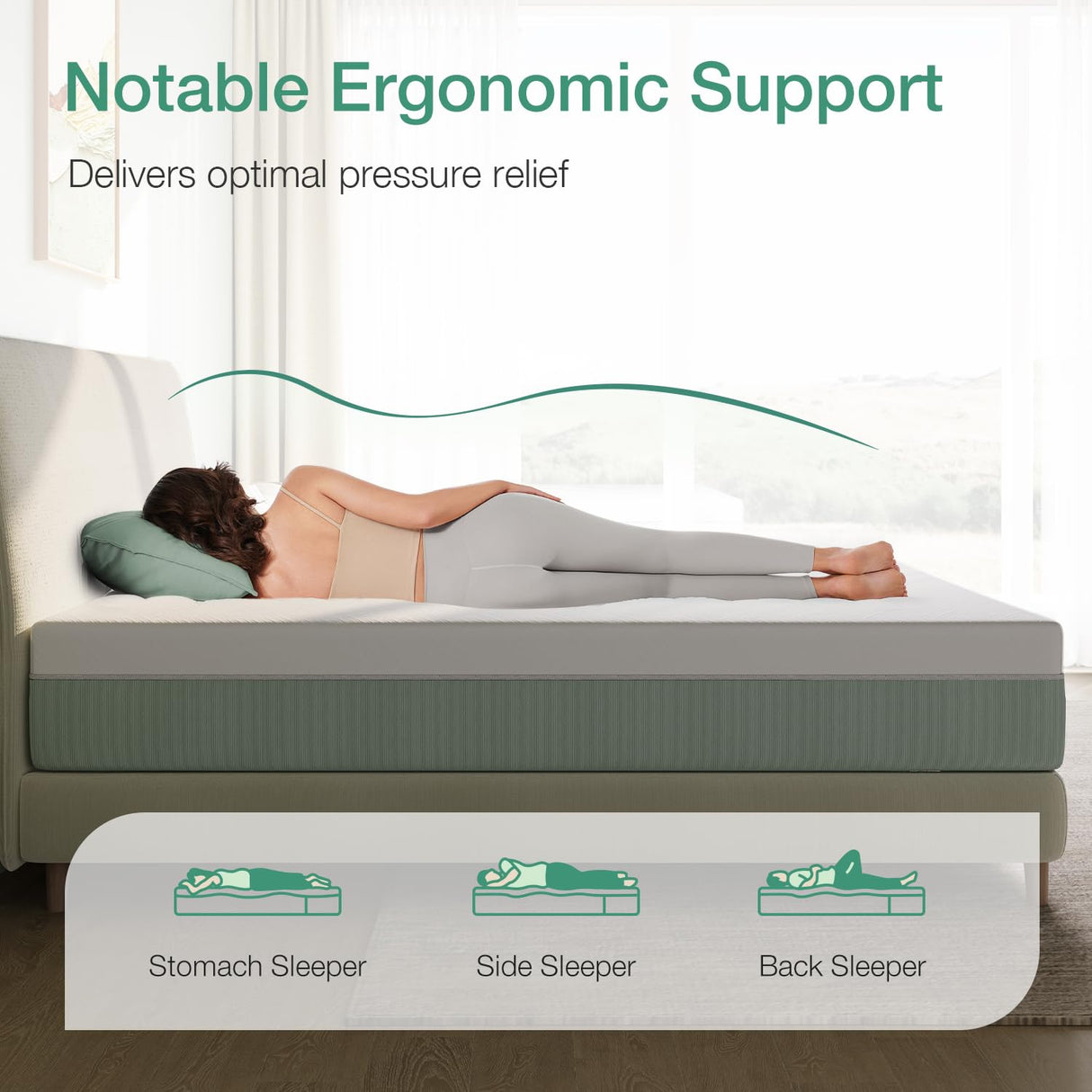 Novilla Mattress Twin Size,12 Inch Gel Memory Foam Mattress in a Box for Cool Night & Motion Isolation,Medium Firm Feel,Bliss Novilla