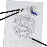 Tombow 51523 MONO Drawing Pencil Set, Assorted Degrees, 12-Pack. Professional Quality Graphite Pencil Set with Eraser and Sharpener Tombow