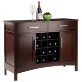 Winsome Gordon Cabinet Buffet, Walnut Winsome