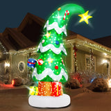 Lionoble 6 FT Christmas Outdoor Inflatable Decorations, Blow Up Christmas Tree with LED Light for Xmas Holiday Party Garden, Yard, Lawn Decor Lionoble