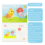 LZHZH 6 PCS - Mosaics Sticker Art Kit for Kids，1260 Pieces Sticky Foam DIY Craft for Boy Girl，Animals Sticker Craft Activities (Age 3+) LZHZH