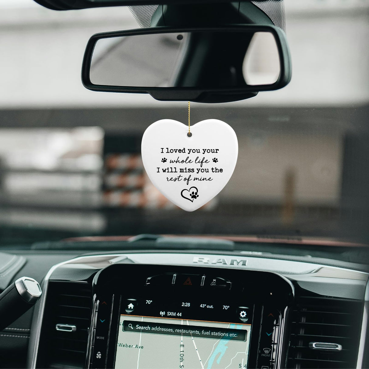 Pet Memorial Ceramic Ornament Keepsake in Memory of Dog - Sympathy Gift for Loss and Bereavement - Pet Remembrance Lzisocnrt