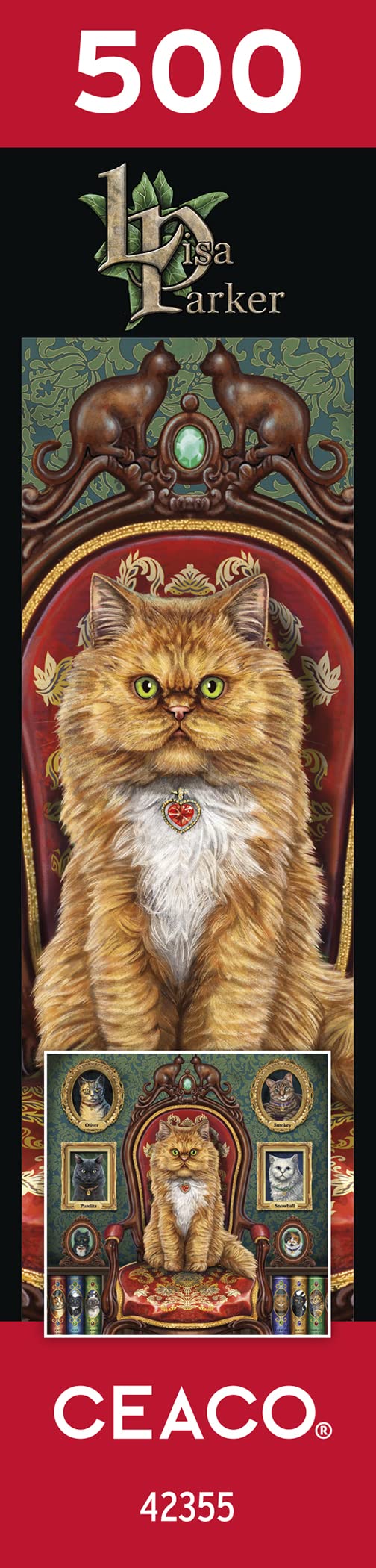 Ceaco - Night Spirit - Mad About Cats - 500 Piece Jigsaw Puzzle Ceaco