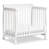 DaVinci Kalani 4-in-1 Convertible Mini Crib in White | Greenguard Gold Certified DaVinci