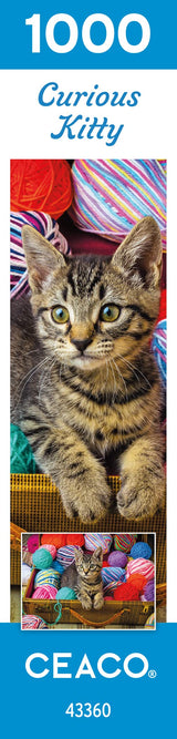 Ceaco - Garry Gay - Curious Kitty - 1000 Piece Jigsaw Puzzle Ceaco