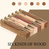 Sasylvia 30 Pieces Exotic Wood Blanks Pen Turning Supplies DIY Crafts Pen Turning Kit for DIY Crafts, 5 x 3/4 x 3/4 Inches(Textured) Sasylvia