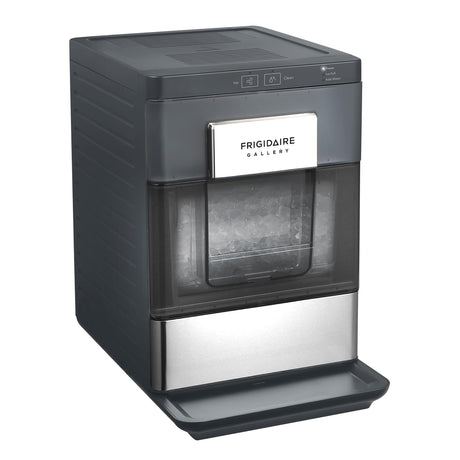 Frigidaire Gallery, 33 Lbs. Countertop Ice Maker, Nugget Shaped Ice, Stainless Steel Trim, Black Frigidaire
