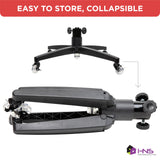 Rolling Christmas Tree Stand for up to 9 Foot Artificial Trees - Heavy-Duty Xmas Tree Stand Base with Casters and Adjustable Base - Compatible with Most Upright Tree Bags – Up to 120 lbs. HOLDN’ STORAGE