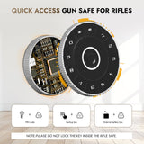6 Gun Safes Electronic Gun Safe for Rifle and Pistols Quick Access Rifle Safes for Home with Drawer Gun Safe Clearance Gun Cabinets for Rifles and Shotguns Gun Locker with Adjustable Shelf Gun Rack SAPITAL