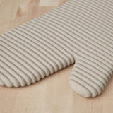 KitchenAid Ribbed Soft Silicone Oven Mitt Set, 7"x13", Milkshake 2 Count KitchenAid
