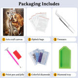 JAKI Diamond Art Painting Kits for Adults-Dog Diamond Painting Kits,Square Full Drill Diamond Art for Home Wall Decor(12x16inch) JAKI