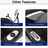 Full Body Massage Chair, Featuring Zero-Gravity SL Track, 6 Types of 3D Mechanical Massage Techniques, 5 Level Heating Function, 5 Level Airbag Massage,Bluetooth Connectivity, Wireless Phone Charging Generic