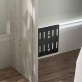 Sauder River Ranch Full-Queen Headboard, White Plank Finish Sauder