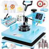 AKEYDIY Heat Press, 15x15 Shirt Press Machine with 30 OZ Tumbler Attachment, 8 in 1 Sublimation Shirt Printing hat and Mug Heat Press Digital Heat Press Machine for T Shirts/Tumbler/Mug/Cap/Plate AKEYDIY
