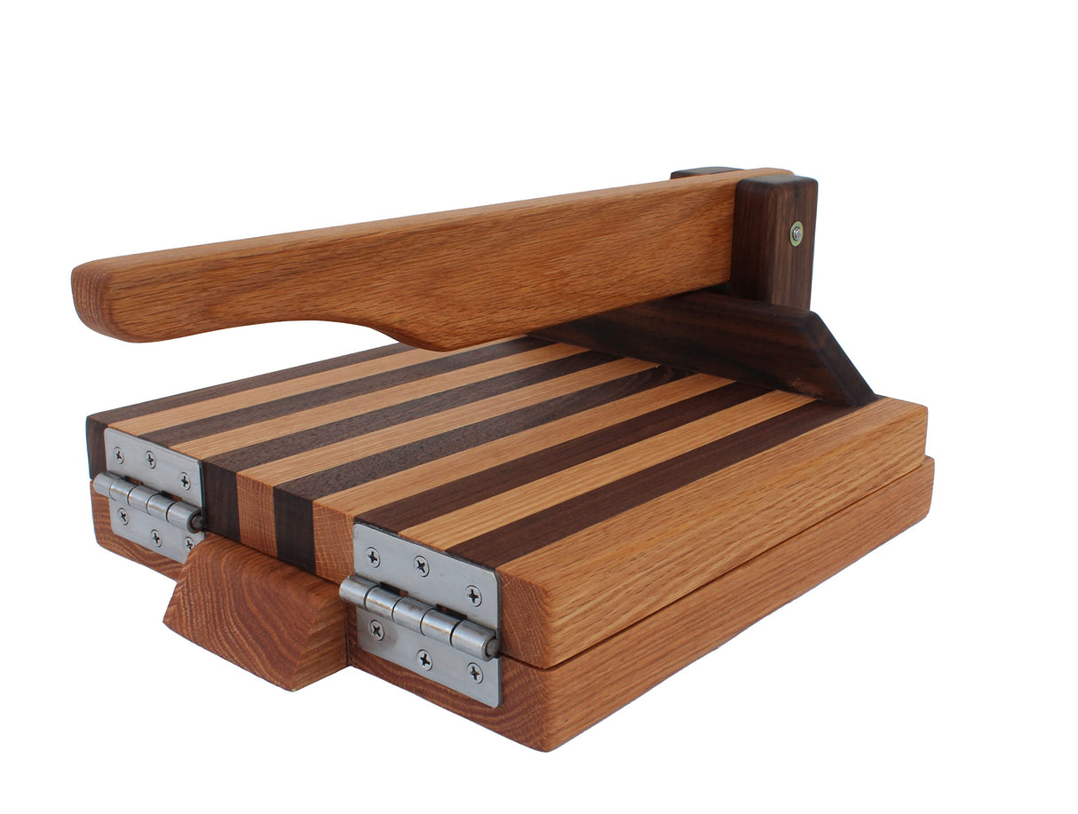 Central Coast Woodworks Hardwood Tortilla Press - Oak & Walnut - 10 inch Central Coast Woodworks