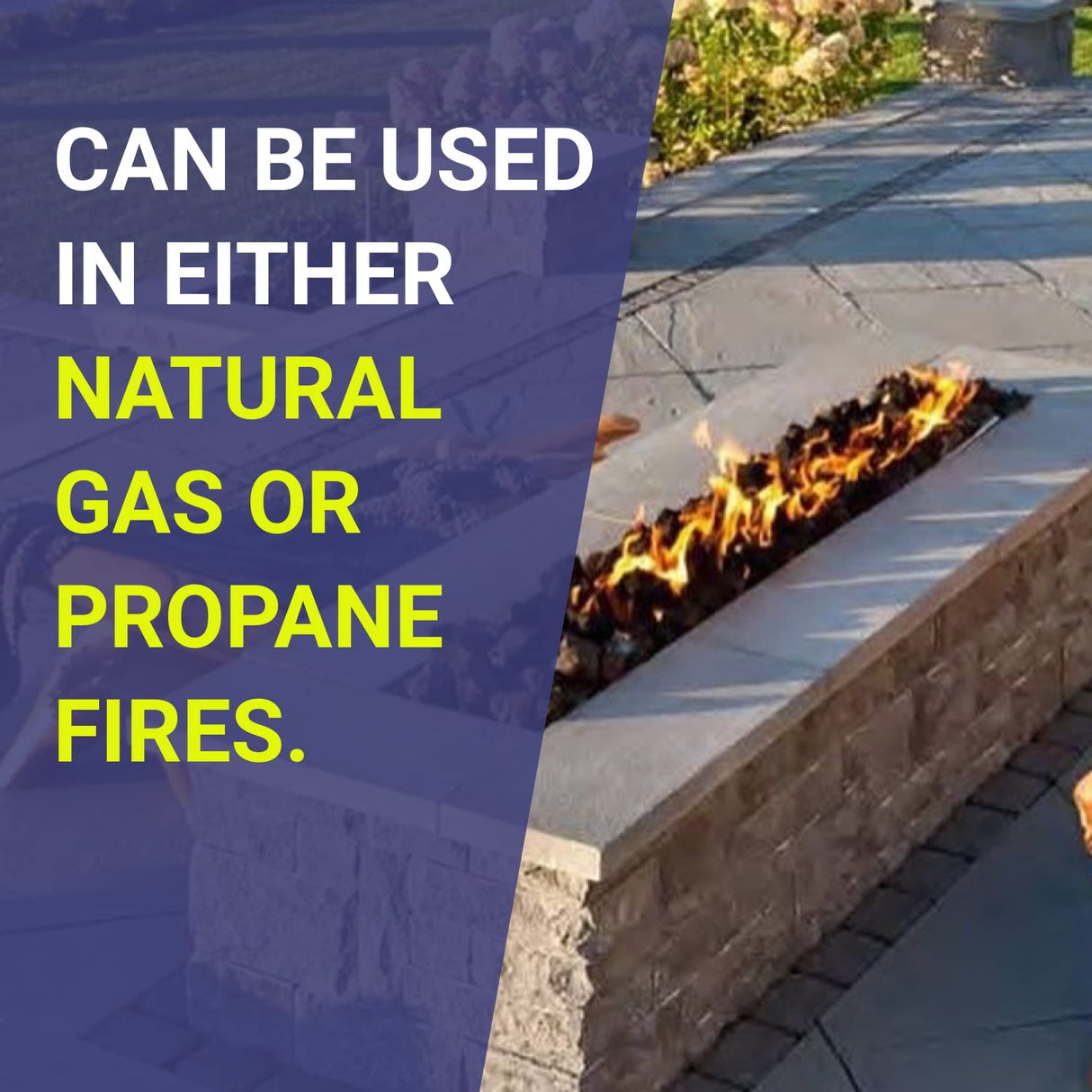 American Fireglass Medium Lava Rock, 1/2" - 1" | Use in Fireplace, Fire Pit or Bowl | Outdoor & Indoor Volcanic Rock for Natural Gas or Propane Fires | Decorative Landscaping | 10 lb Bag American Fireglass